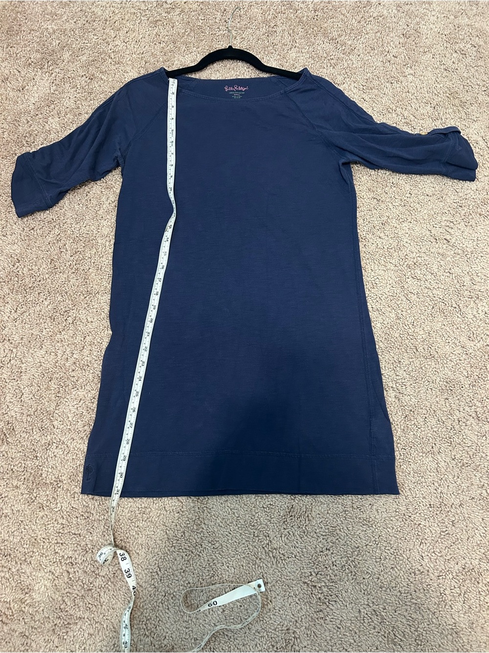 Lilly Pulitzer Navy Blue Shift Dress